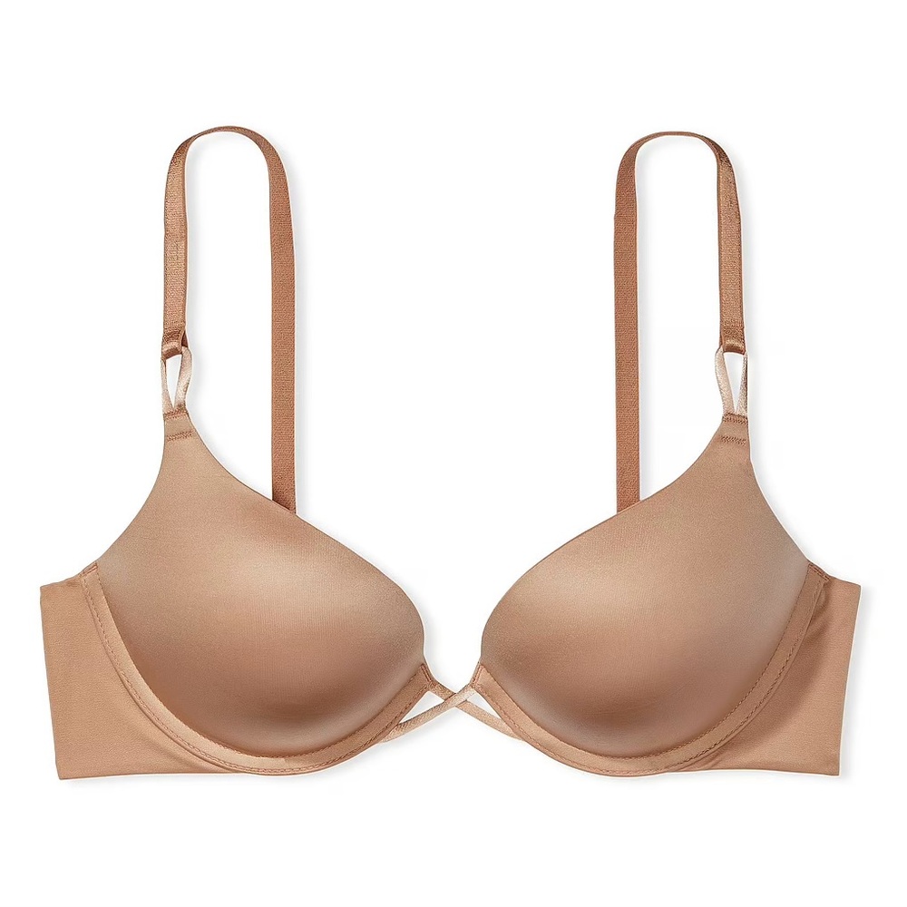NWT Victoria’s Secret Very Sexy Bombshell (Add-2-Cups) Nude Push-Up Bra - 34AA